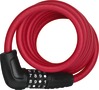 Coil Cable Lock 5510C/180/10 red SCMU
